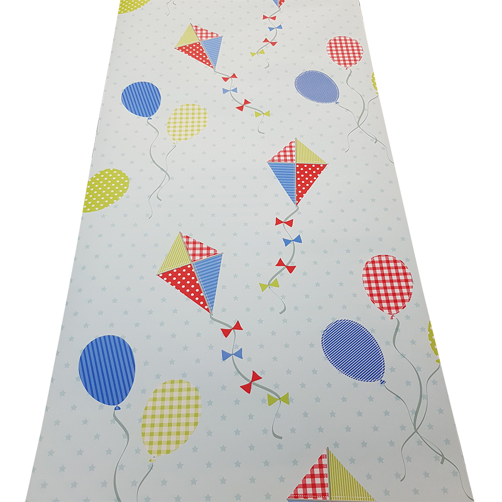 Uçurtma Desenli Çocuk ve Genç Odası İthal Duvar Kağıdı (5m²)